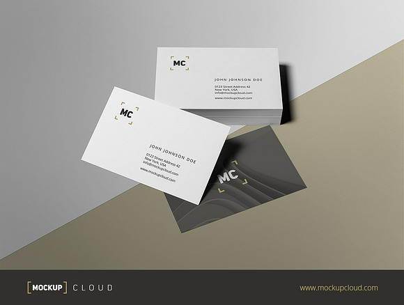 Business Stationery / Mock-Up in Product Mockups - product preview 4
