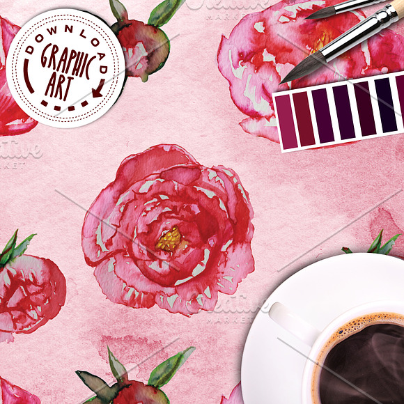 DIGITAL PAPER PATTERNS PACK in Illustrations - product preview 3