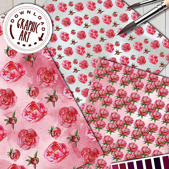 DIGITAL PAPER PATTERNS PACK in Illustrations - product preview 4