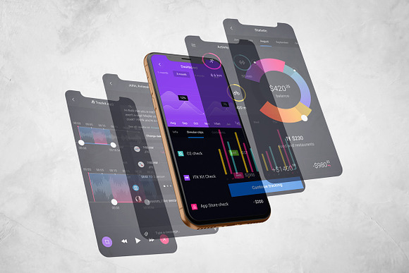 iPhone X Mockup V.3 in Mobile & Web Mockups - product preview 3