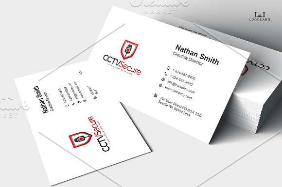 CCTV Secure Logo in Logo Templates - product preview 2