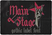 Main Stage typeface