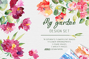 My Garden Flower Graphic Set