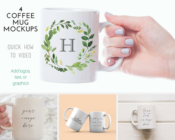 The Special Mockup Bundle-White Mugs in Branding Mockups - product preview 1