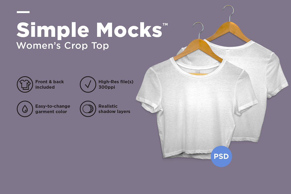 Women's Crop Top Mockup in Product Mockups - product preview 8