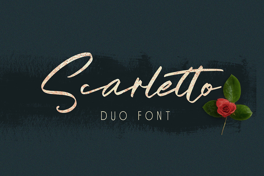 Scarletto Two Font in Script Fonts - product preview 8