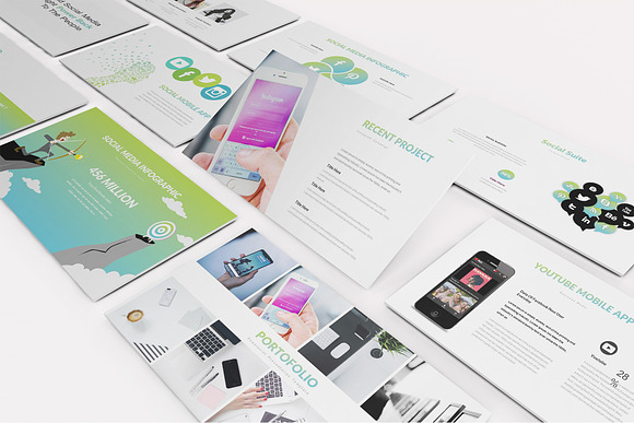 Social Media Powerpoint Template in PowerPoint Templates - product preview 7