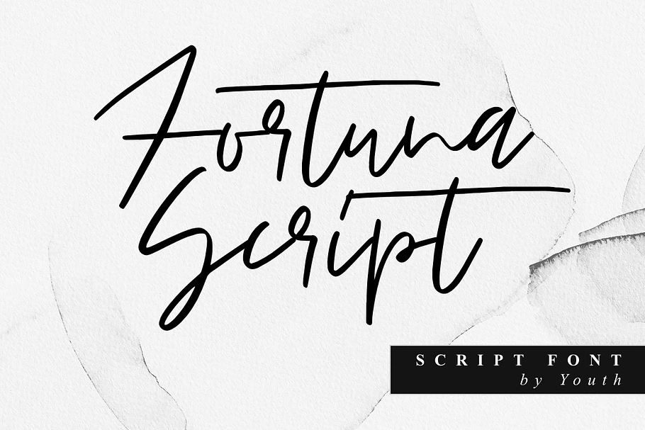 Fortuna Script in Script Fonts - product preview 8