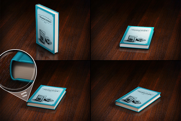 Hardcover Book Mockups - mega pack in Print Mockups - product preview 2