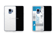Galaxy S9 2d Frosted RubberFlex Case