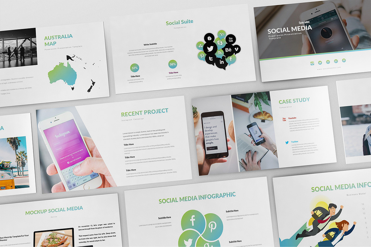 Social Media Keynote Template in Keynote Templates - product preview 8