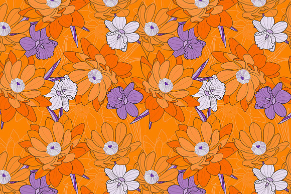 6 floral seamless patterns in Patterns - product preview 6