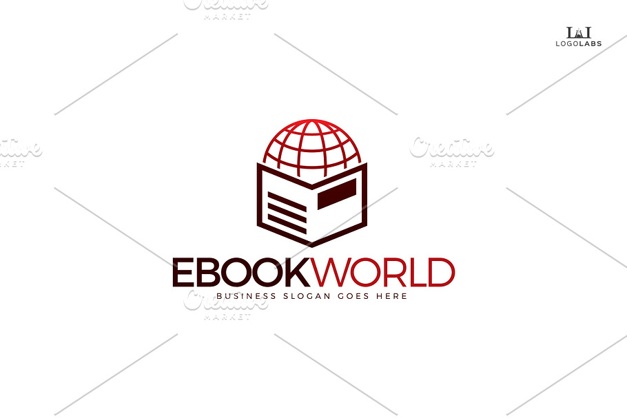 Ebook Logo in Logo Templates - product preview 8