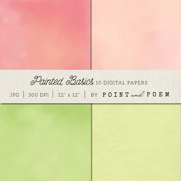 Spring Painted Textures in Textures - product preview 1