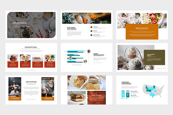 Cruncheese Powerpoint Presentation in Presentation Templates - product preview 4