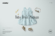 Baby Dress Mockup Set 1