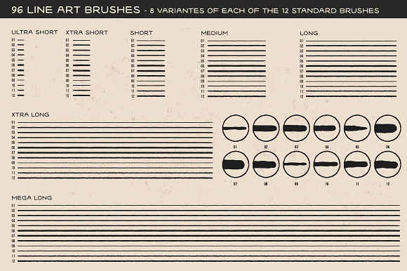 Tattoo Art Brushes for Illustrator in Photoshop Brushes - product preview 2