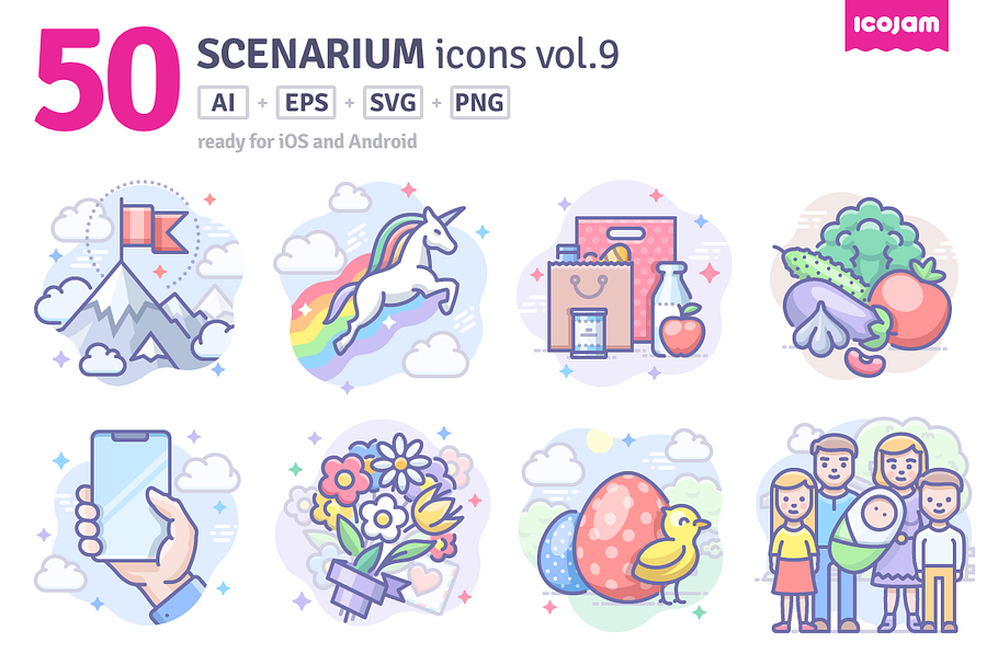 Scenarium icons vol.9 in Flower Icons - product preview 8