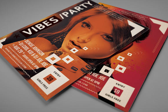 Minimalistic Party/Show Flyer 08 in Flyer Templates - product preview 2
