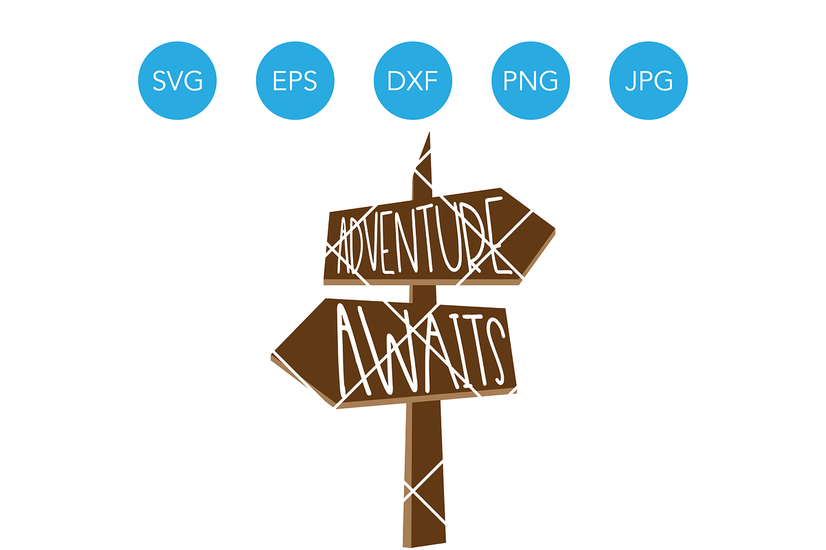 Adventure Awaits SVG Cutting File in Illustrations - product preview 8