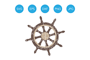 Ship Wheel SVG Cutting File