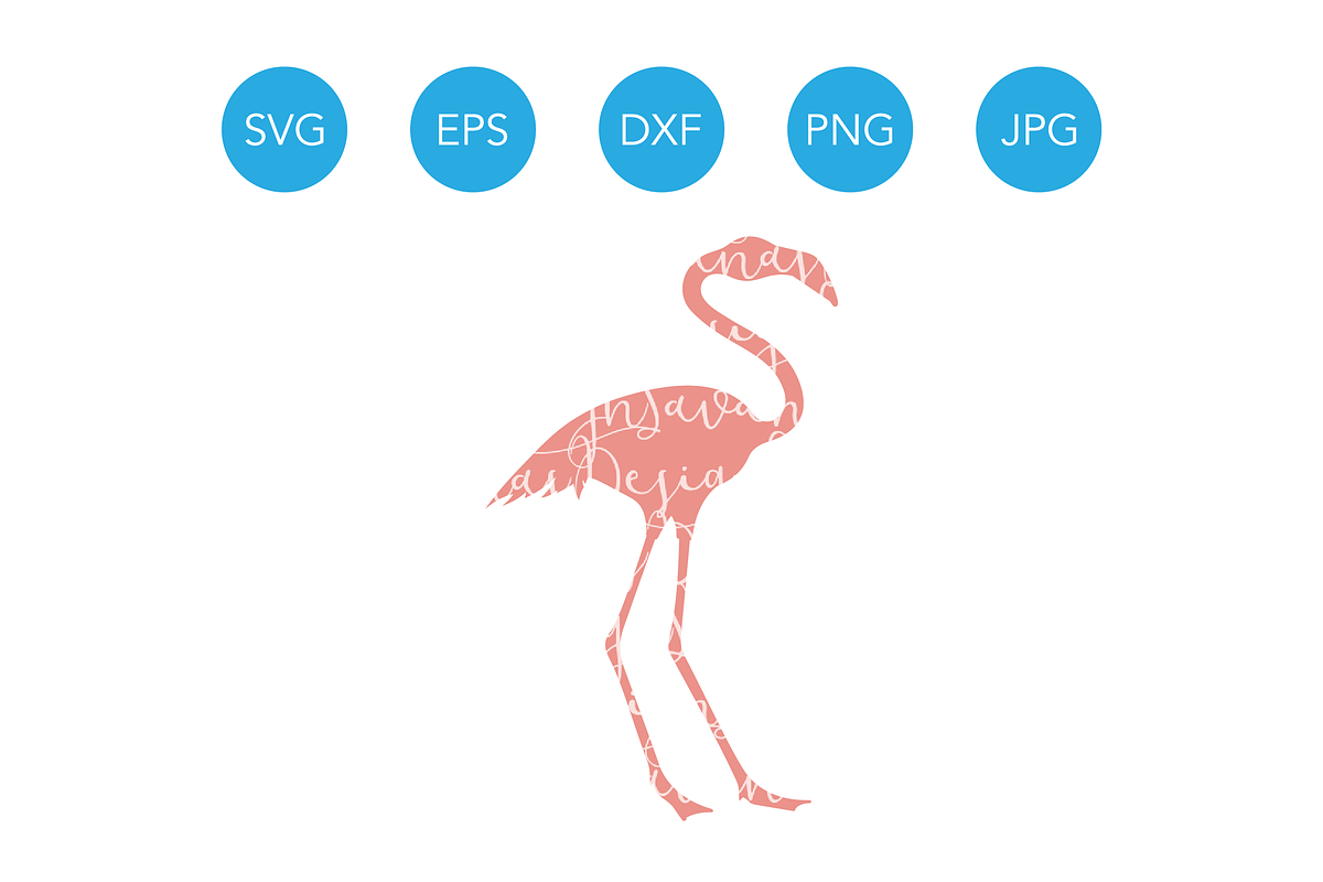 Flamingo SVG Cutting File in Illustrations - product preview 8