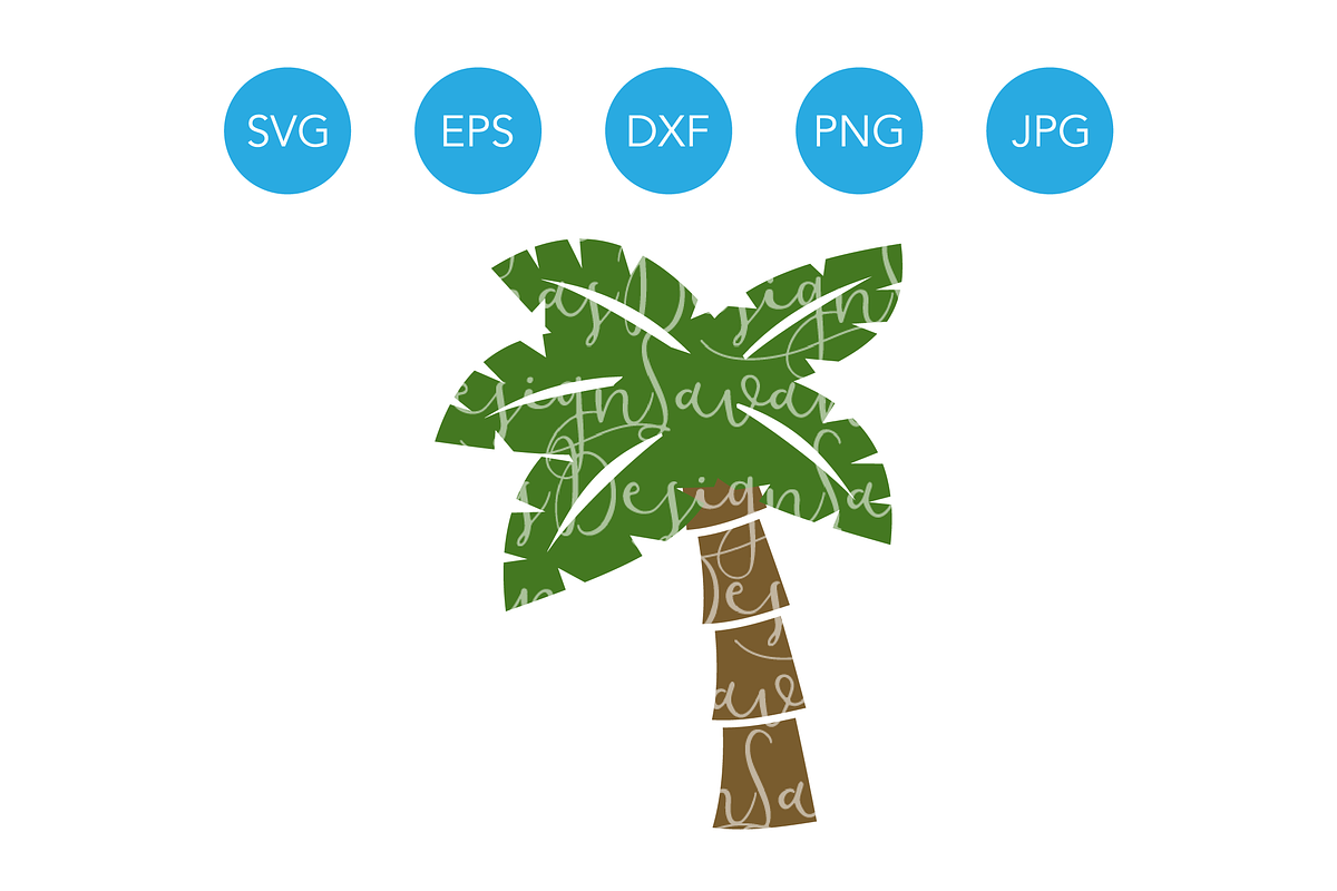 Palm Tree SVG Cutting File in Illustrations - product preview 8