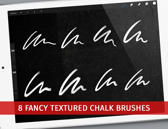 The Great Procreate Chalk Brushpack in Photoshop Brushes - product preview 1