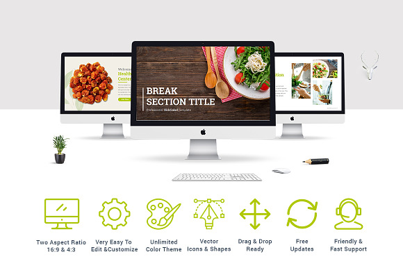 Top Nutrition PowerPoint Template in PowerPoint Templates - product preview 1
