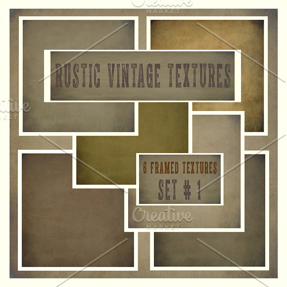 Rustic Vintage Background Textures in Textures - product preview 1