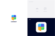 Converting + Colors Logo Template