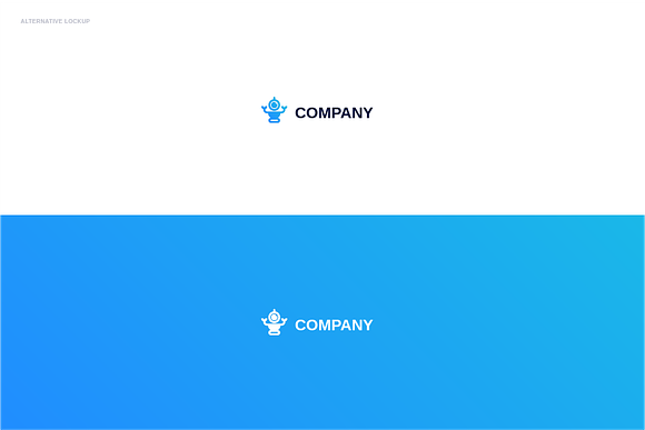 Robot + Body Logo Template in Logo Templates - product preview 1