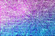 Diagonal pink and purple hacker code background