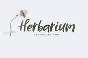 Herbarium font + EXTRAS