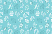 Egg spring resurrection blue pattern