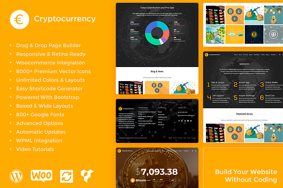 Cryptocurrency WordPress Theme in WordPress Business Themes - product preview 11