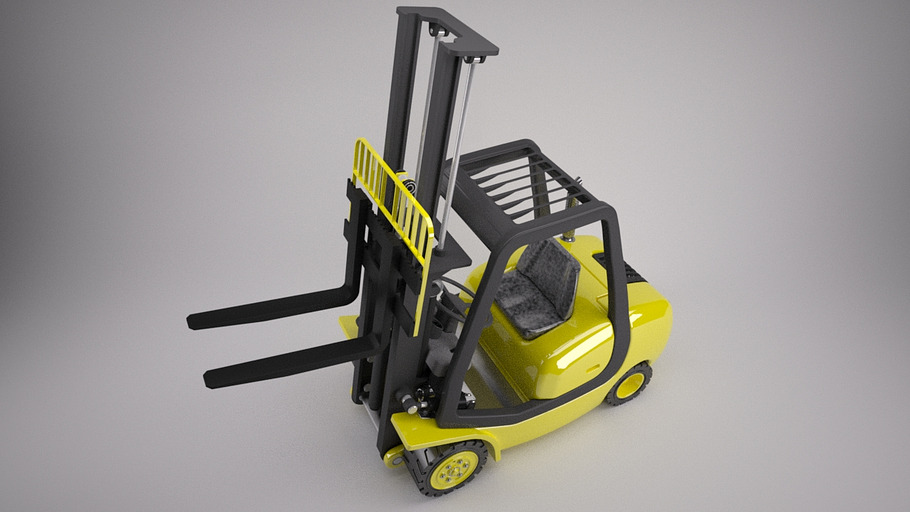 Counter Balance Fork Lift Truck in Vehicles - product preview 1
