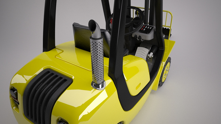 Counter Balance Fork Lift Truck in Vehicles - product preview 2