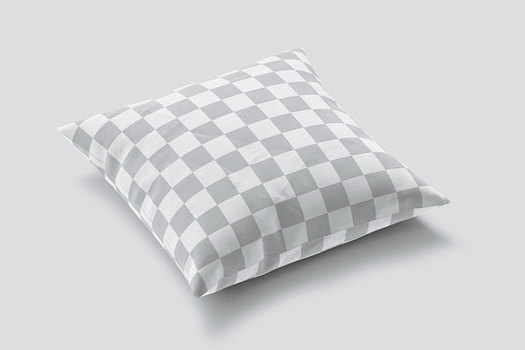 Square Pillow Mockup in Product Mockups - product preview 4
