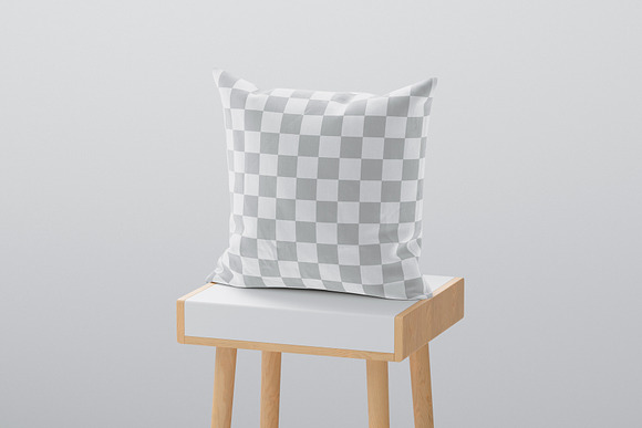 Square Pillow Mockup in Product Mockups - product preview 6