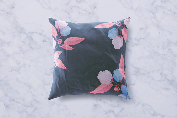 Square Pillow Mockup in Product Mockups - product preview 9