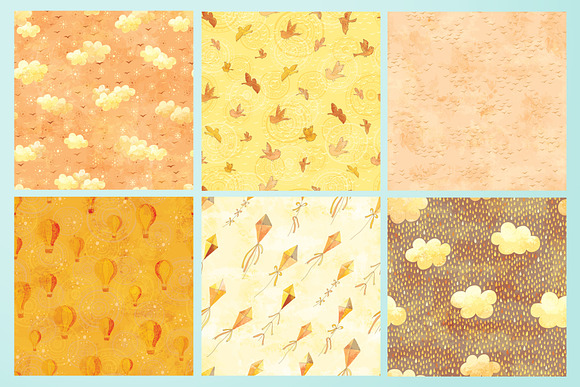 Honey Sky Vector Elements Set in Illustrations - product preview 3