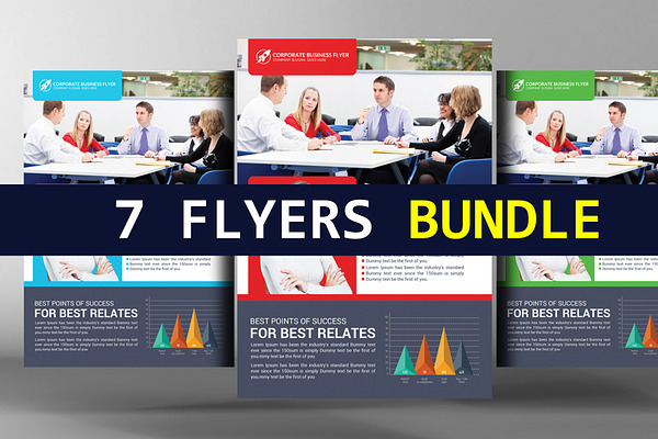  7 Corporate Business Flyer Bundle