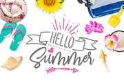 Hello Summer SVG DXF PNG EPS
