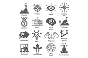 Business management icons Pack 41