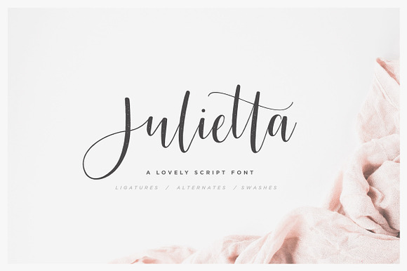 Julietta Script Font in Script Fonts - product preview 8