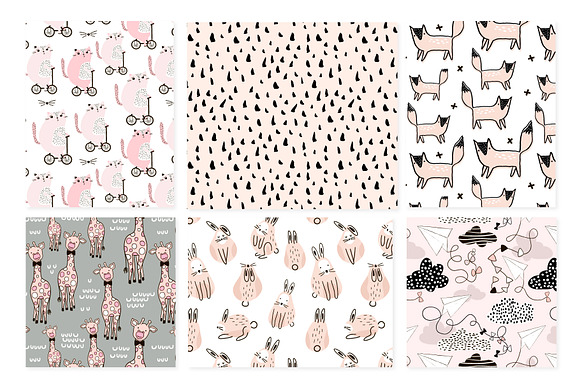 PINK party. GIRLS ONLY!graphic set in Illustrations - product preview 2