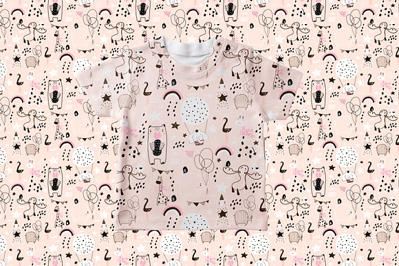 PINK party. GIRLS ONLY!graphic set in Illustrations - product preview 3