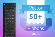 Ribbons Banners Vector Set