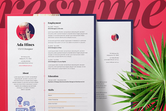 Resume/CV and Cover Letter in Letter Templates - product preview 2